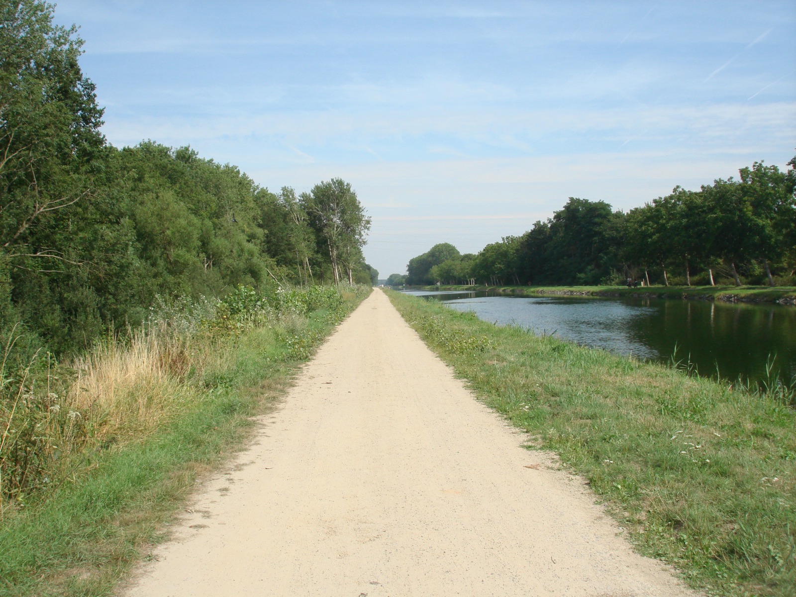 Het jaagpad langs de vaart
